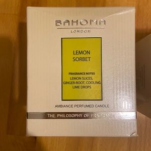 Brand new Bahoma London Lemon Sorbet Candle